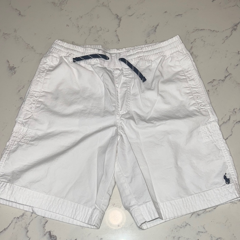 Polo Ralph Lauren Boys 9” chino short white with drawstring